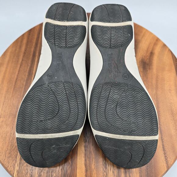 Dansko Shoes Women's 8.5 39 Black Suede Leather Harmony Comfort Walking Sneakers - Picture 7 of 8